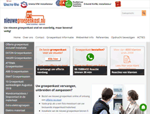 Tablet Screenshot of nieuwegroepenkast.nu